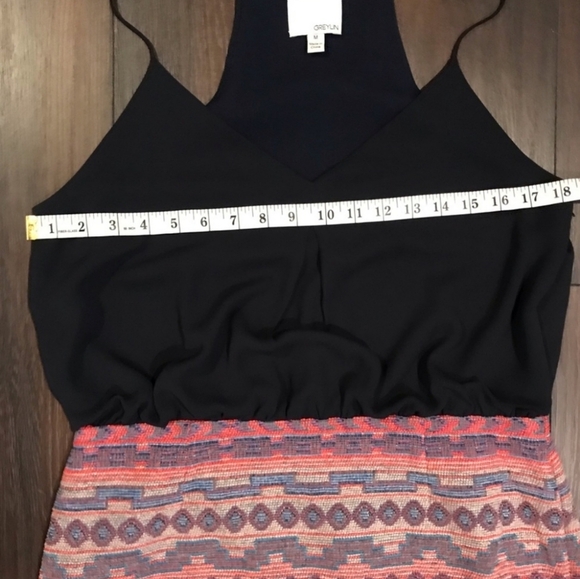 Anthropologie Greylin Soraya twofer chiffon tweed Tapestry blouson dress medium - Picture 8 of 12